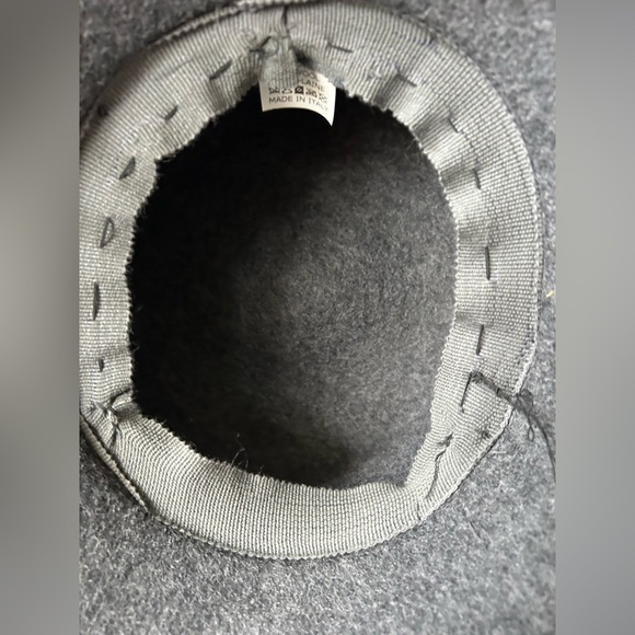 100% wool Made in Italy women’s top hat with bow - Picture 6 of 6